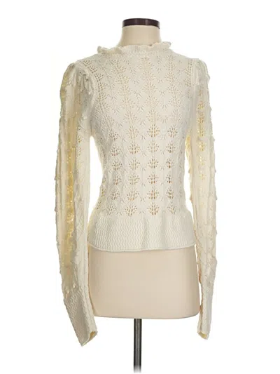Pre-owned Unsubscribed Turtleneck Sweater In Ivory