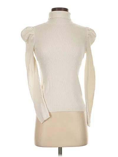 Pre-owned Unsubscribed Turtleneck Sweater In White