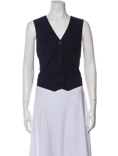 Pre-owned Unsubscribed Vest In Blue