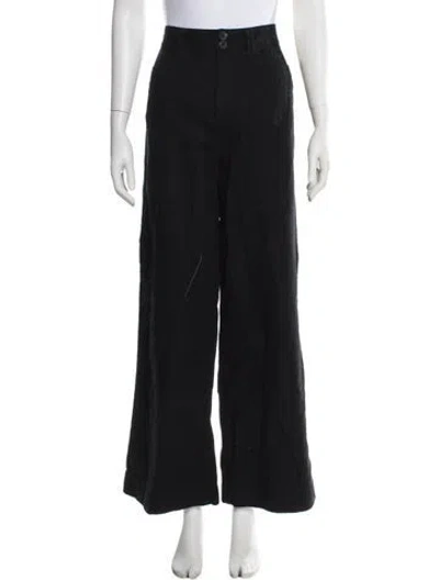 Pre-owned Unsubscribed Wide Leg Pants In Black