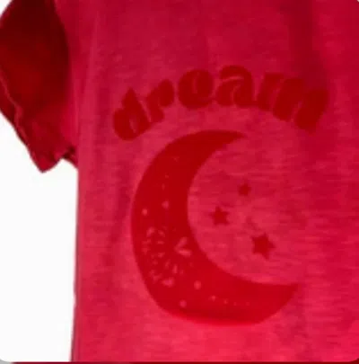 Unsweetened Dream Perfect Tee In Crimson In Pink