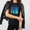 Unsweetened Micro Tee In Fun Blue In Multi