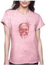 Unsweetened Palm Skull Tee In Rose In Pink