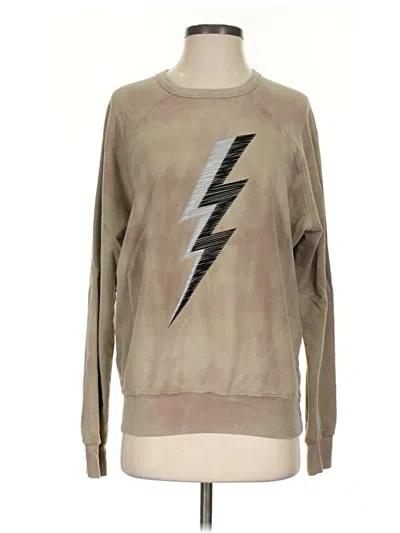 Pre-owned Unsweetened Sweatshirt In Tan