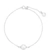 Untamed Petals Abigail Pearl Bracelet In Metallic