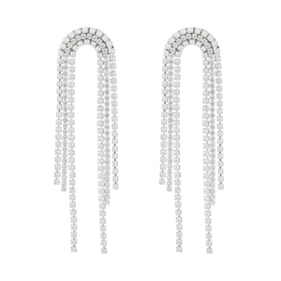 Untamed Petals Cairo Rainbow Drop Earrings In Metallic