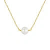 Untamed Petals Abigail Pearl Bracelet In Gold