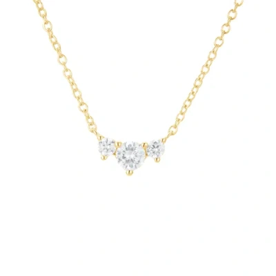 Untamed Petals Capri Crystal Necklace In White
