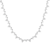Untamed Petals Dana Pave Choker Necklace In Metallic