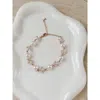 Untamed Petals Forever Pearl And Crystal Bracelet In Gold
