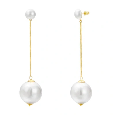 Untamed Petals Ines Pearl Drop In Gold