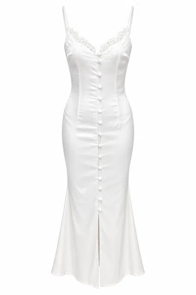 Untamed Petals Maya Slip In White