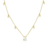 Untamed Petals Miles Crystal Choker In Gold