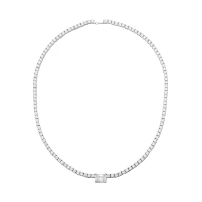Untamed Petals Monaco Crystal Necklace In Yellow