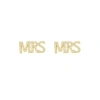 Untamed Petals Mrs Crystal Studs In Gold