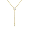 Untamed Petals Pilar Crystal Drop Pendant In Gold