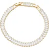 Untamed Petals Polly Tennis Bracelet In Gold