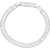 Untamed Petals Polly Tennis Bracelet In Metallic