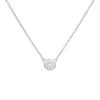Untamed Petals Tate Bezel Crystal Pendant Necklace In Metallic