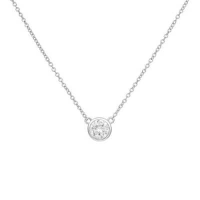 Untamed Petals Tate Bezel Crystal Pendant Necklace In Metallic