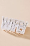 Untamed Petals Wifey Hair Claw Clip In White