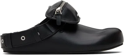 Untitlab Black Bag Belts Clogs