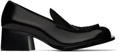 Untitlab Black Block Loafers In Nero