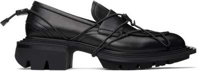 Untitlab Black Reel Loafers