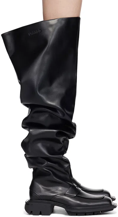 Untitlab Black Reel Pug Boots