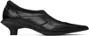Untitlab Black Velo Flex Mules In Black