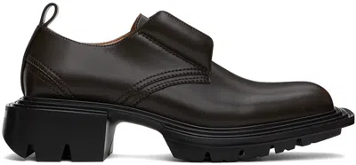 Untitlab Ssense Exclusive Brown Reel Derbys In 31 Dark Brown