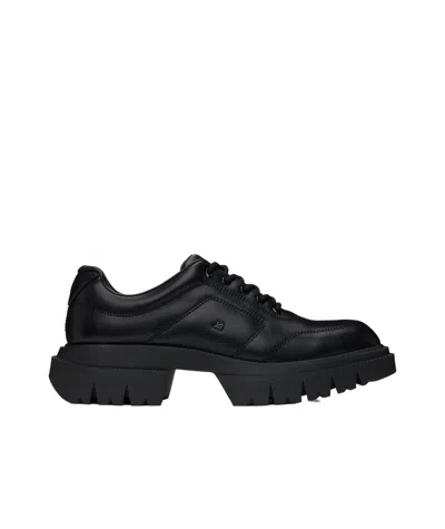 Untitlab Stellar Derby Shoes In Black