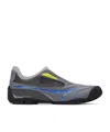 Untitlab Gray Swift Trek Slip On Sneakers In Black