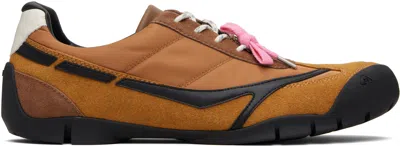 Untitlab Tan Swift Trek Camping Sneakers In Brown