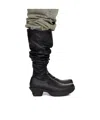 Untitlab Black Vertigo Legging Boots In Black