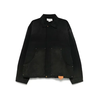 Untitled Artworks Cotton Jackets In Black