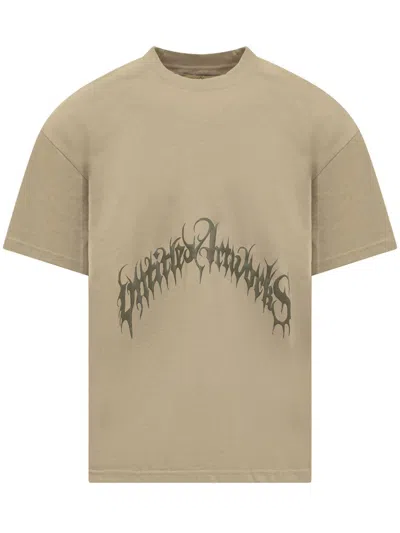 Untitled Artworks Tenebris T-shirt In Beige