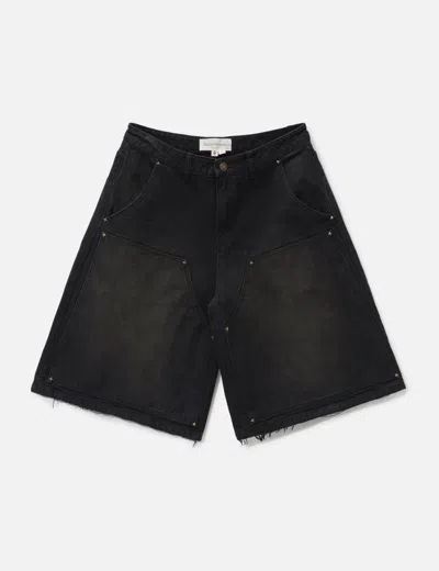 Untitled Artworks Workwear Shorts In Black
