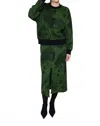 Untitled In Motion Brigite Skirt In Faskomilo Green In Green