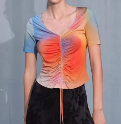 Untitled In Motion Chaldea Top In Solstice In Multi