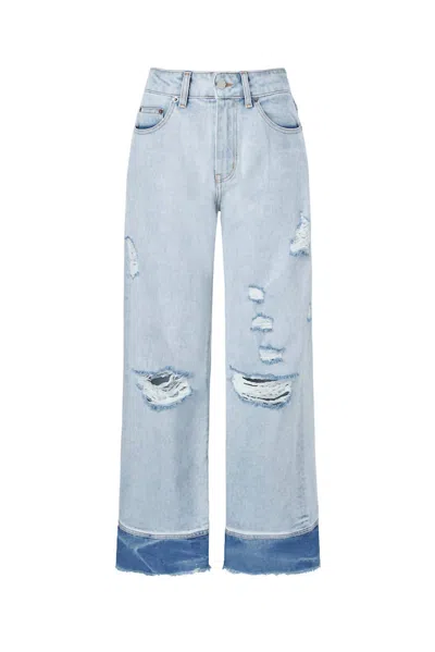 Untourage The Label Women's Lani Flare Leg Jeans In Light Blue