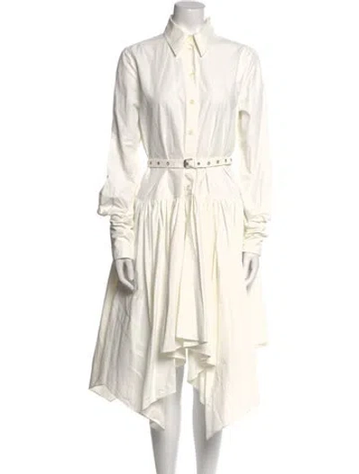 Pre-owned Unttld Long Dress W/ Tags In White