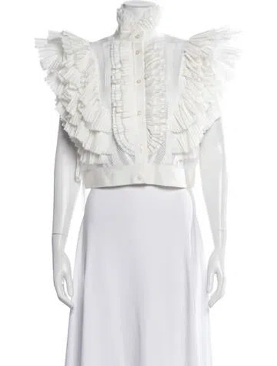 Pre-owned Unttld Sleeveless Top In White