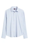 Untuckit Benson Check Performance Button-up Shirt In Pink