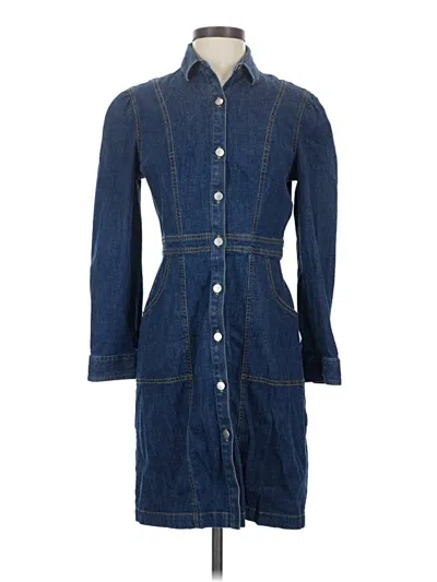 Pre-owned Untuckit Casual Dress In Blue