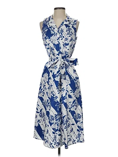 Pre-owned Untuckit Casual Dress In Blue