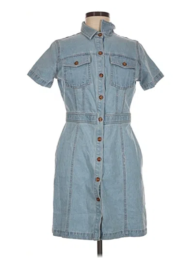 Pre-owned Untuckit Casual Dress In Blue