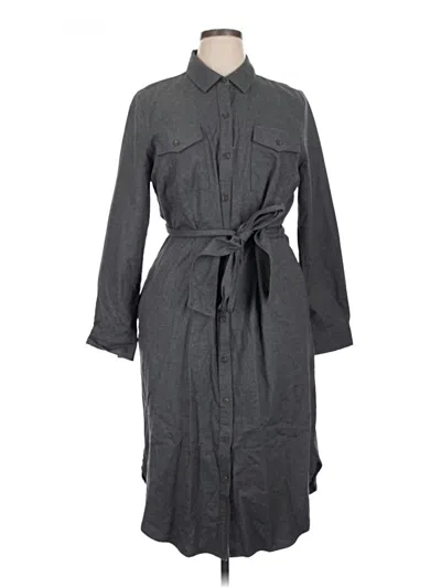 Pre-owned Untuckit Casual Dress In Gray