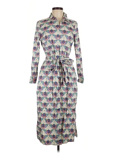 Pre-owned Untuckit Casual Dress In Gray