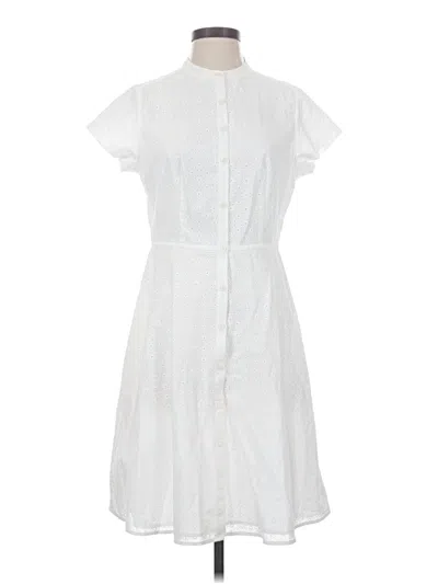 Pre-owned Untuckit Casual Dress In White